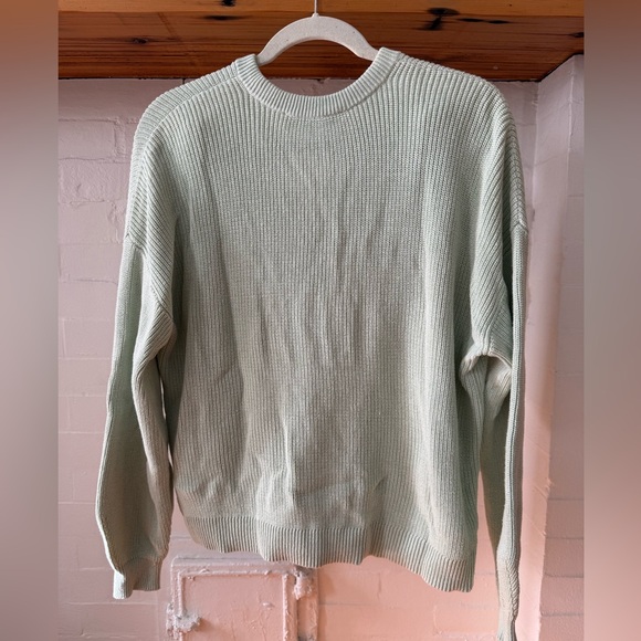 Loft Henley Sweater Size L Mint - Picture 3 of 6